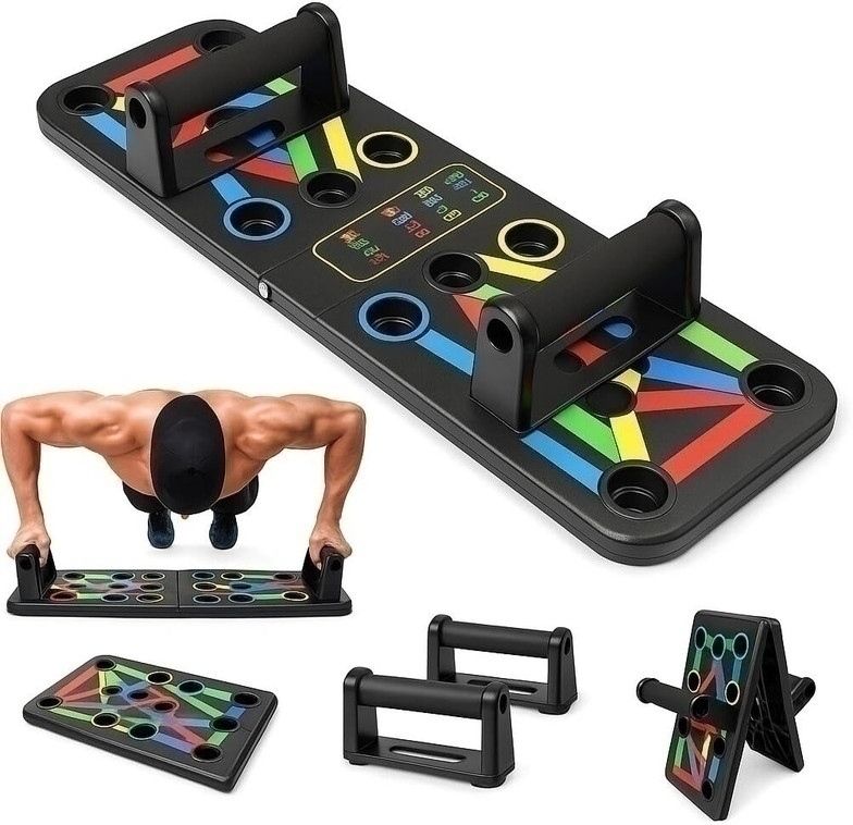 Foldable Muscle Rack for Compact Home Gym Setup Ab Exerciser-image-0