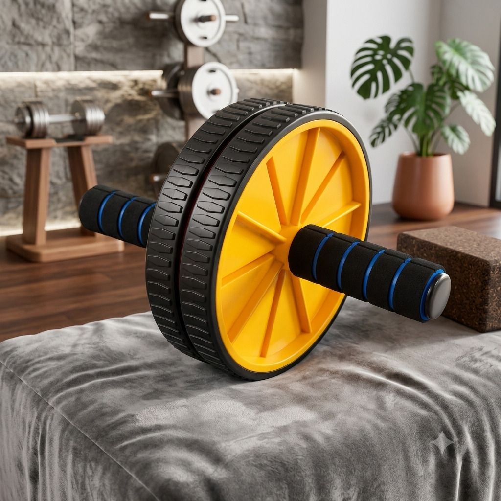rminit Abs Roller Wheel Home & Gym Exercise Tool for Abdominal Strength Ab Exerciser-picture-11
