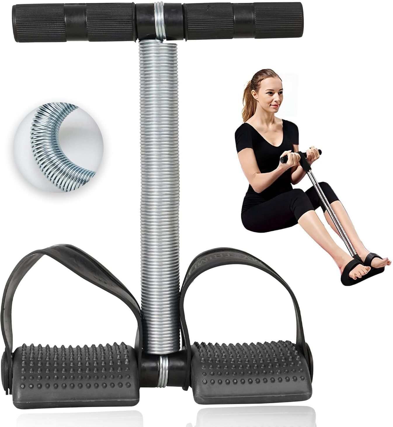 Tummy Trimmer for Home Gym | Single Spring Ab Exerciser | Body Toner Ab Exerciser-image-42