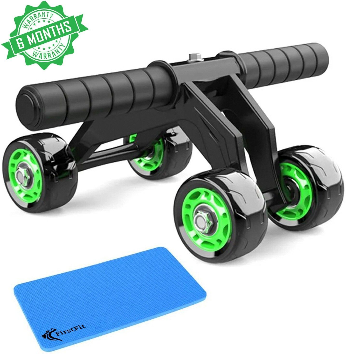 firstfit dominal Roller with 4 Wheel Equipment with Knee Pad Mat Ab Exerciser-picture-11