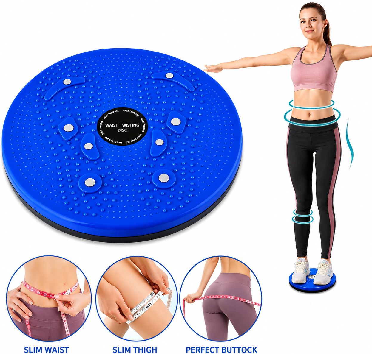 rminit Tummy Twister AB Exercise Acupressure Fat Burning Weight Loss Step Machine Ab Exerciser-picture-18