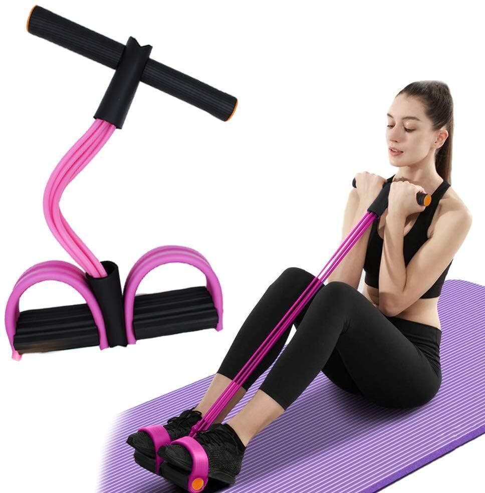 Rubber Pull Exerciser Reducer Slimming Waist Tummy Trimmer Ab Exerciser-image-13