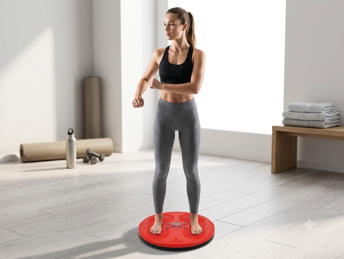 quvuz Twister for Weight Loss Exercise Board | 360° Fitness for Home Workout Ab Exerciser-picture-26