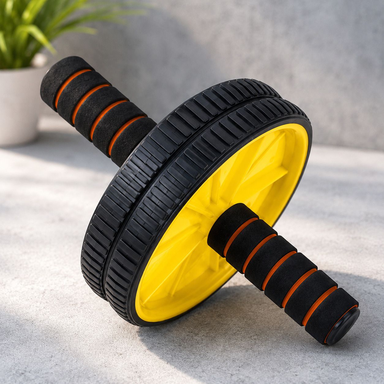 Double Wheel AB Roller with Knee Mat for Abs Abdominal Core Workout Ab Exerciser-image-33