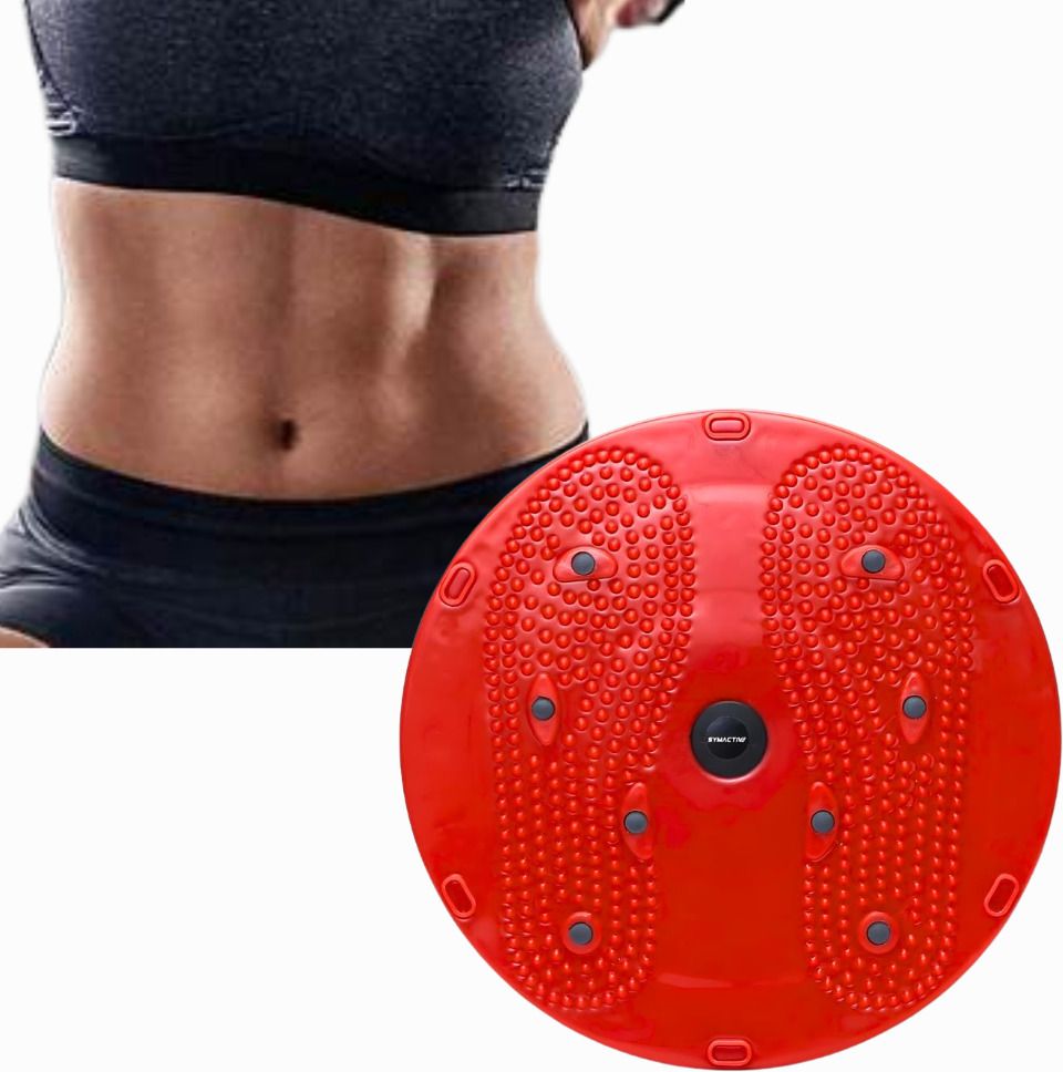 techelite Twister Disc for Home Exercise, Waist Rotation, Core Strengthening Ab Exerciser-picture-47