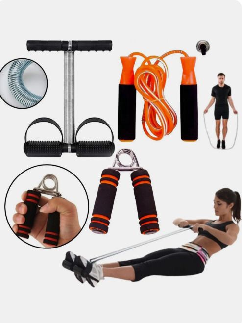 Durable Steel Tummy Trimmer with Foam and Hand Gripper Ab Exerciser Ab Exerciser-image-14