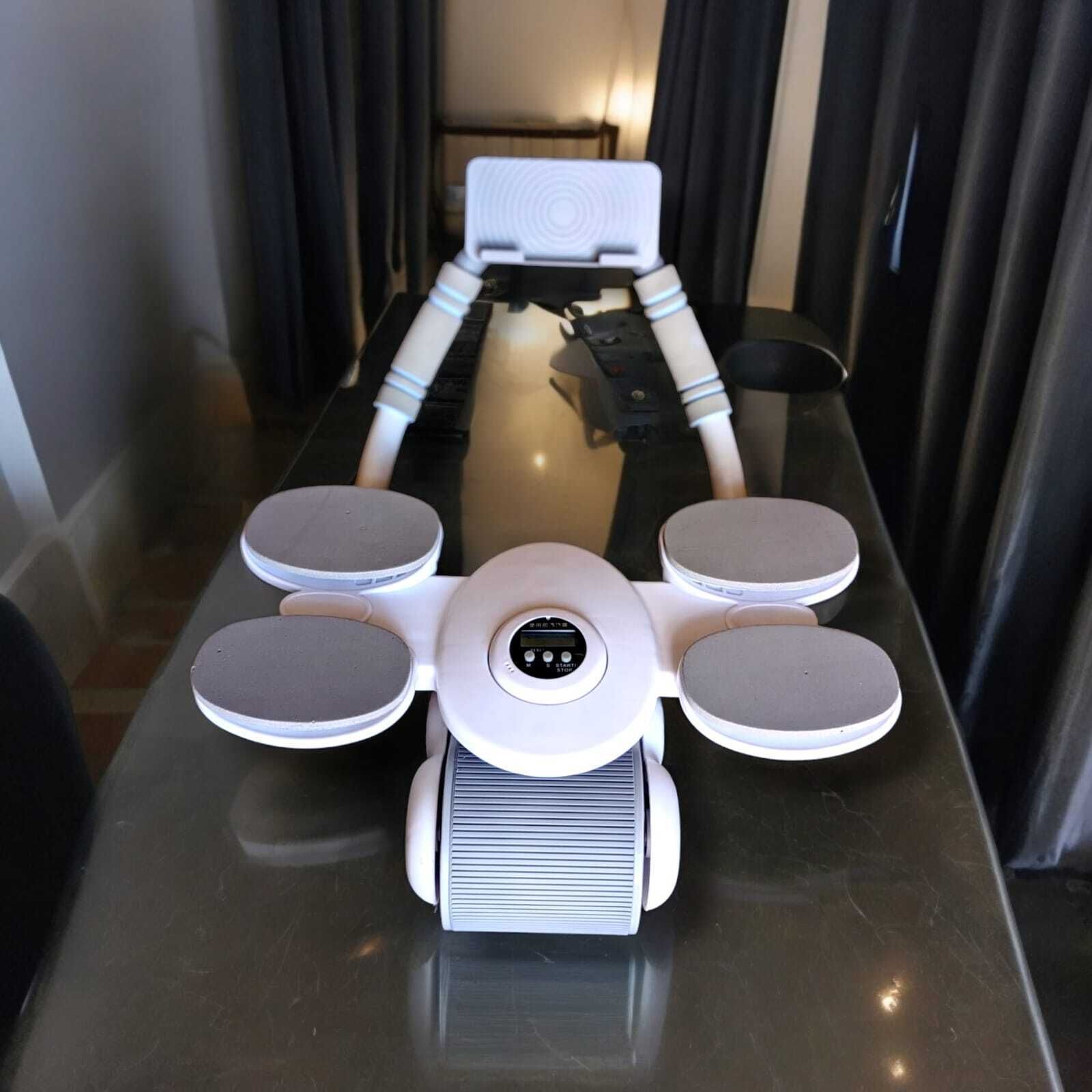 New Upgraded Automatic Rebound Abdominal Wheel with 4 Elbow Support, Timer Ab Exerciser-image-30