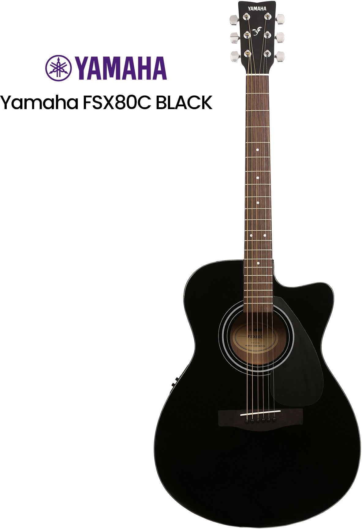 yamaha FSX80CBL//IN Semi-acoustic Guitar Spruce, Rosewood Rosewood Right Hand Orientation-picture-15