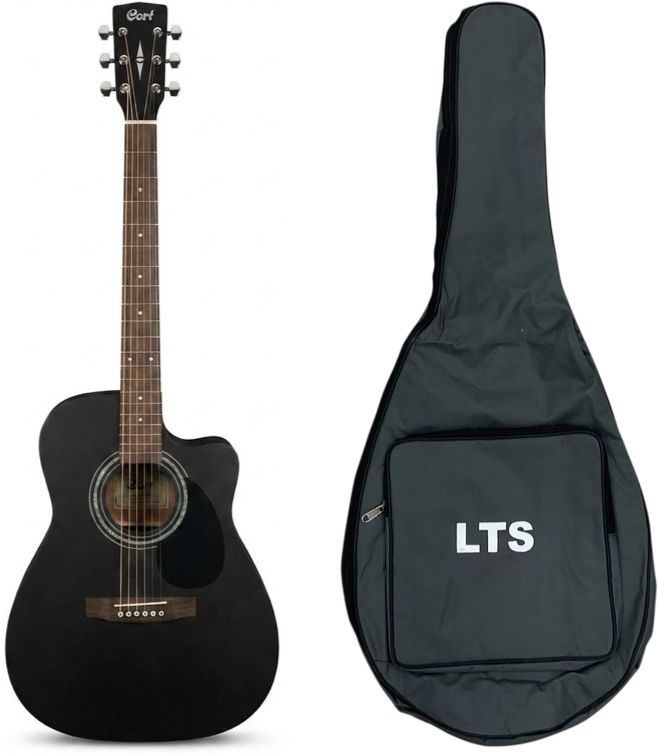 cort AF500C Bk Acoustic Guitar Mahogany Mahogany Right Hand Orientation-picture-26