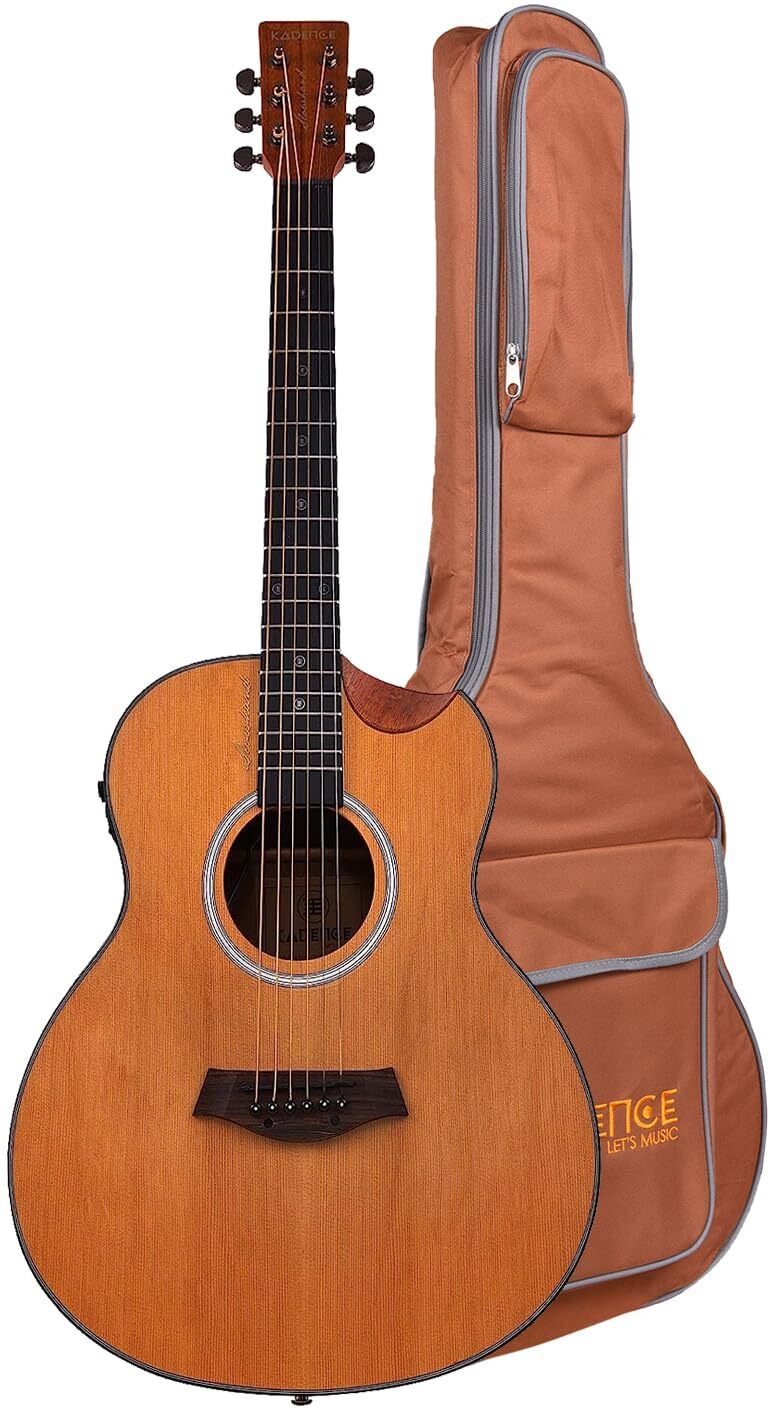 kadence KAD-SHM-02 (with Online Classes) Acoustic Guitar Cedar Rosewood Right Hand Orientation-picture-23