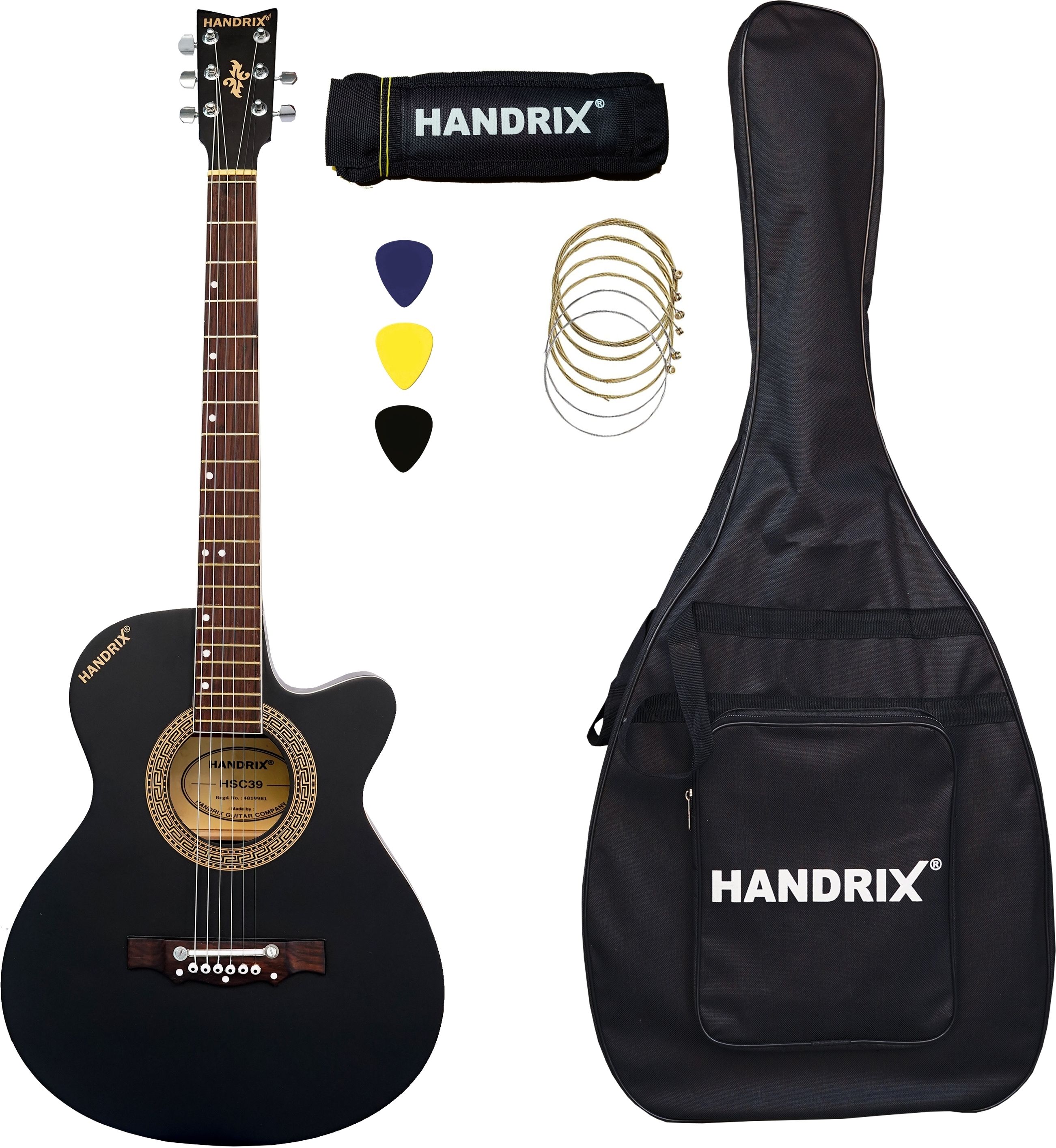 handrix HSC 39 Acoustic Guitar Linden Wood Rosewood Right Hand Orientation-picture-15