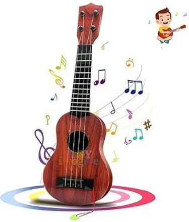 apenterprise kids toy version (4-string) Acoustic Guitar Plastic Plastic Right Hand Orientation-picture-37