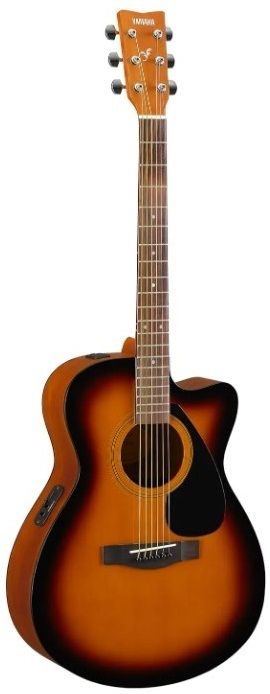 yamaha FSX80C//TBS Semi-acoustic Guitar Solid Wood Rosewood Right Hand Orientation-picture-24