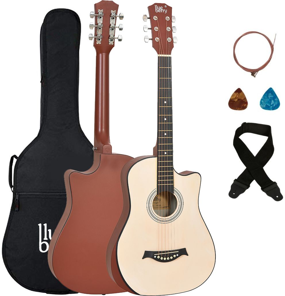 ,VIP-382-Nat, 38Inch Acoustic Guitar Carbon Fibre Tech Wood Right Hand Orientation-image-21