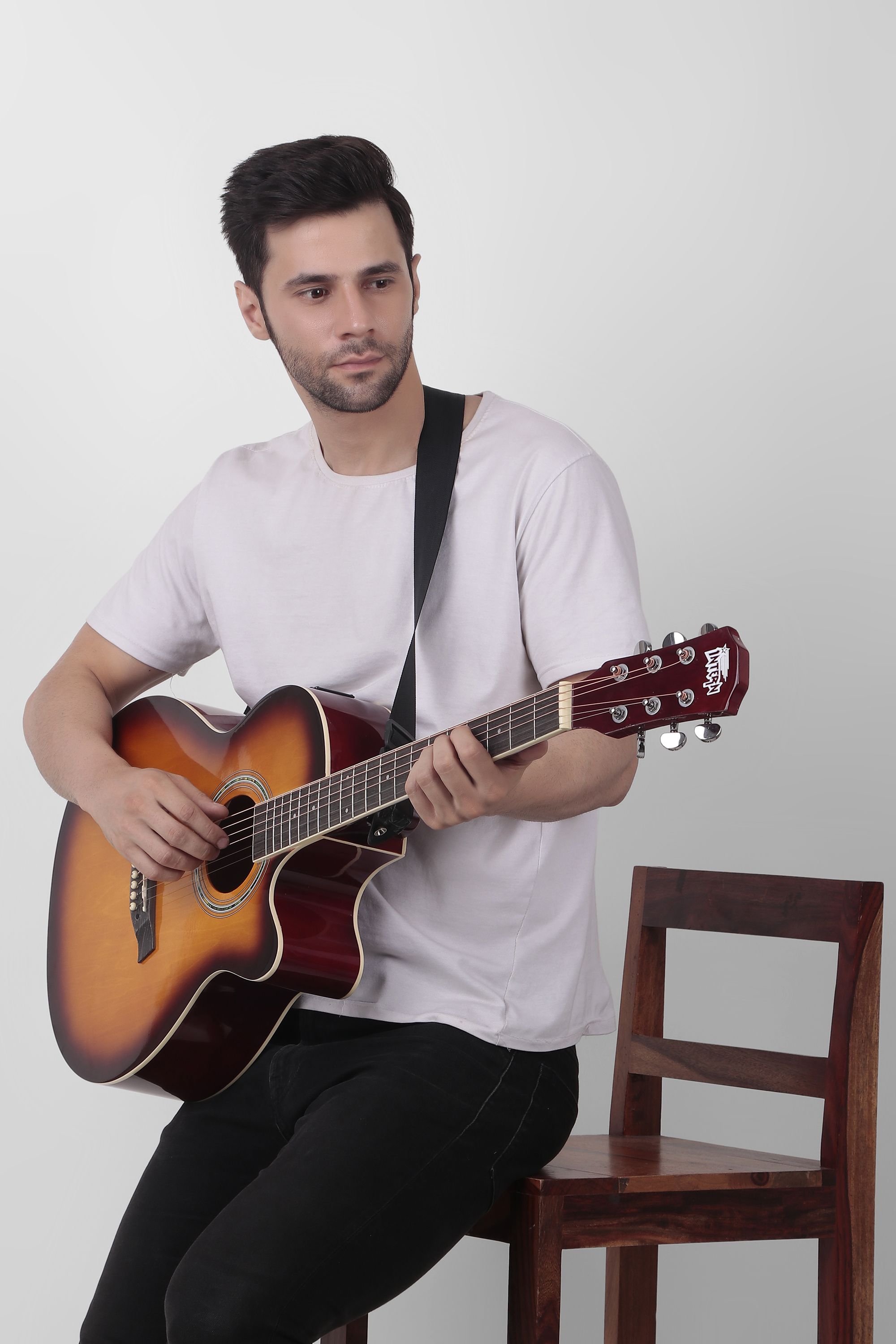 intern INT-P40CEQ-SB Acoustic Guitar Rosewood Rosewood Right Hand Orientation-picture-23