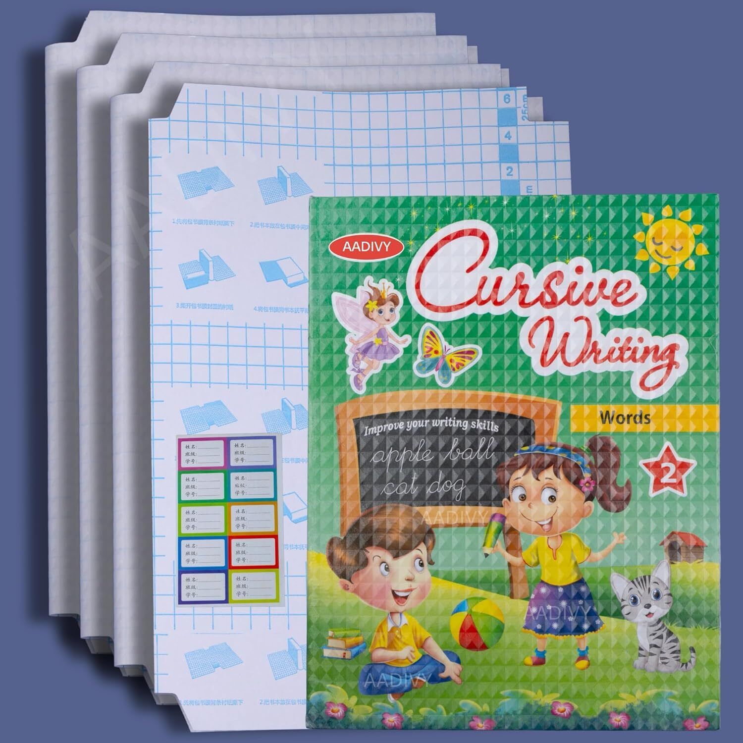 BOOK COVER TRANSPARENT A4 Notebook SINGLE 140 Pages-image-37