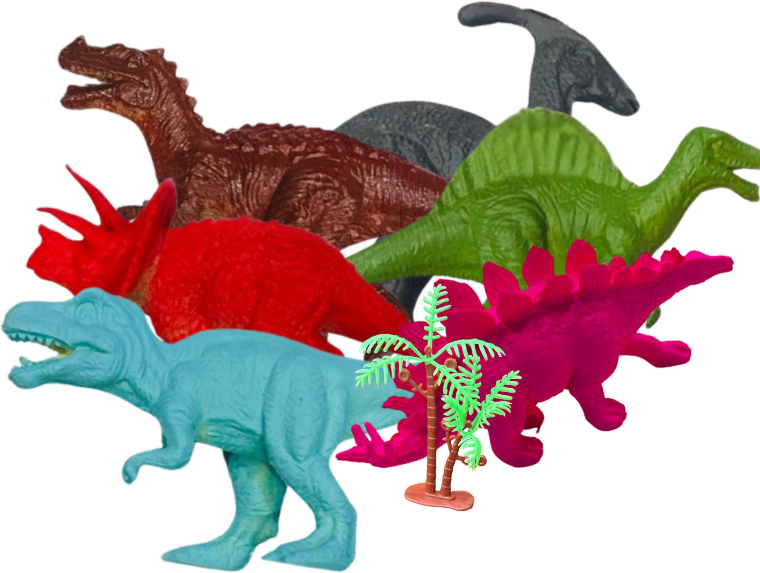 navrangi 6Pcs Realistic Dinosaur Animals Jurassic World Dino Animal toys Birthday gifts-picture-31
