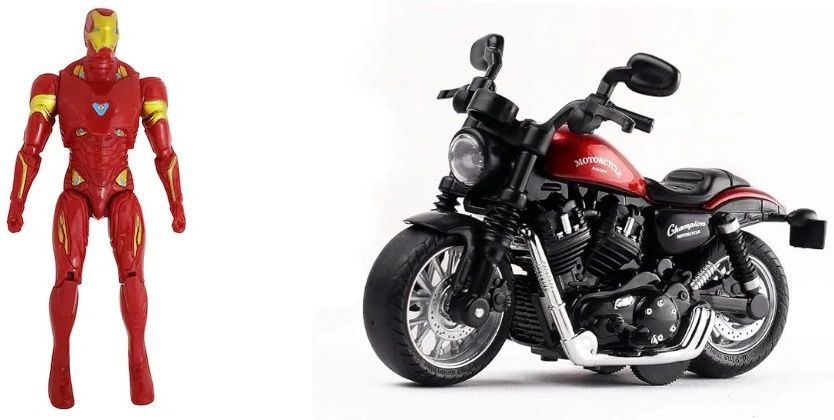 Pack Of IRONMAN & DHOOM BIKE Best For Kids Boys Play Set-image-44