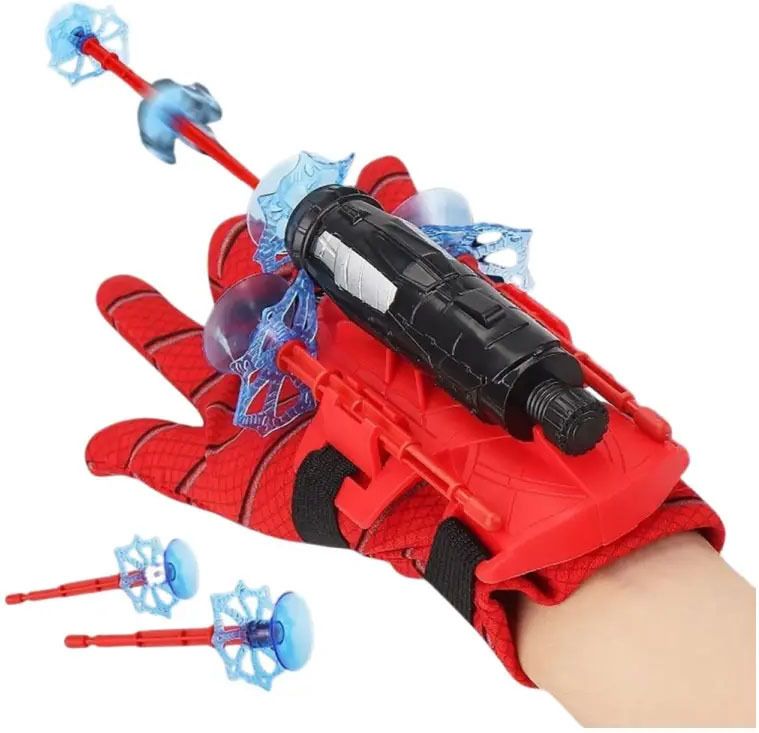 Web Shooting Hero Toy Gun Set for Kids with Wrist Launcher Red-image-18
