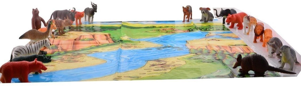 pmw Zoo Wild Animals Figures Set Pack of 20 Animals-picture-45