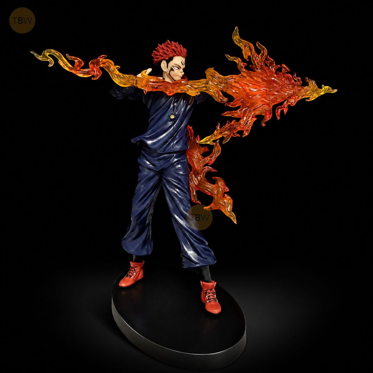 the blaze world Jujutsu Kaisen Ryomen Sukuna Gojo Itadori Anime Action Figure 21cm Toy For Kids-picture-13