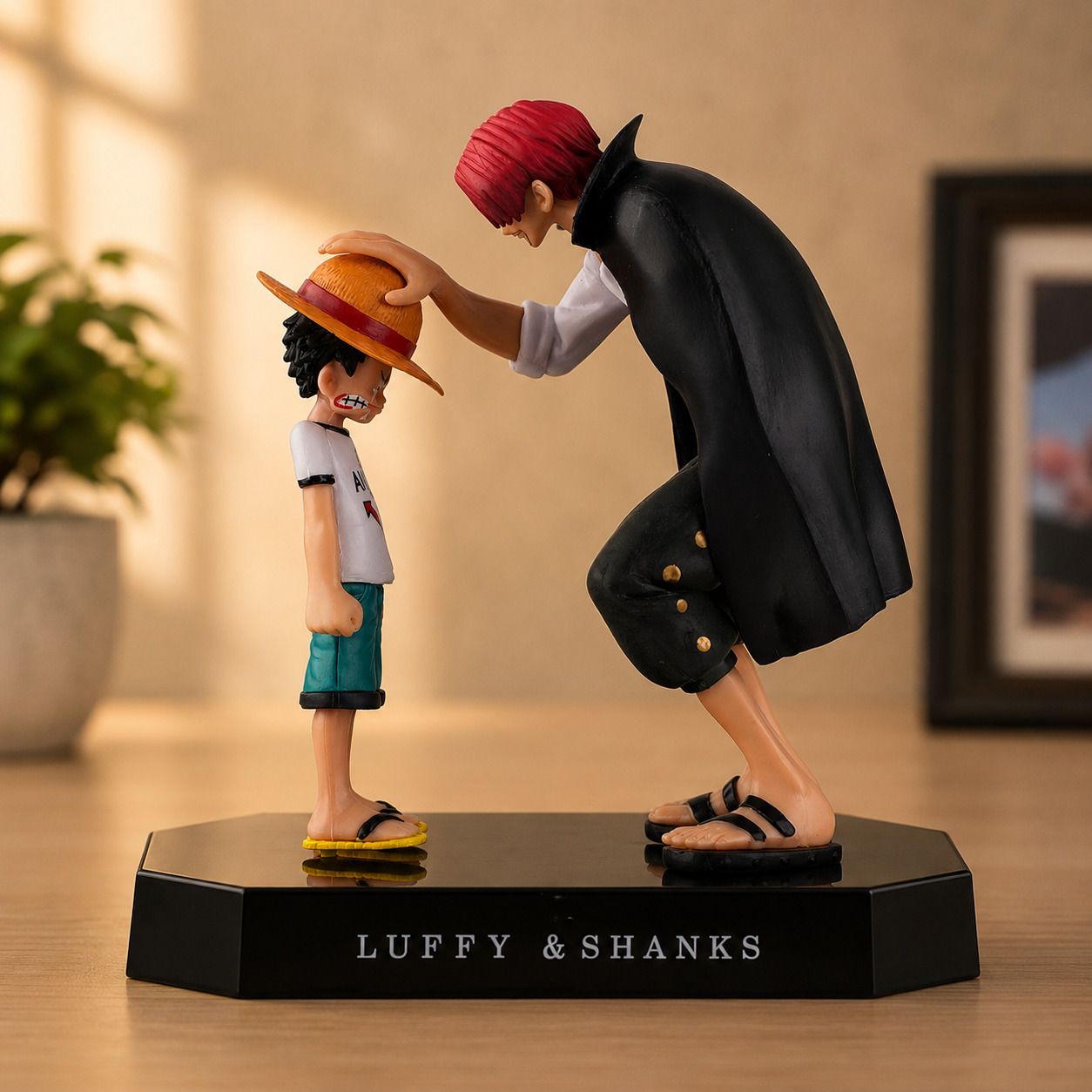 shree radhey gift gallery Luffy & Shanks Premium Action Figure 18cm Collectible Anime One Piece Showpiece-picture-20