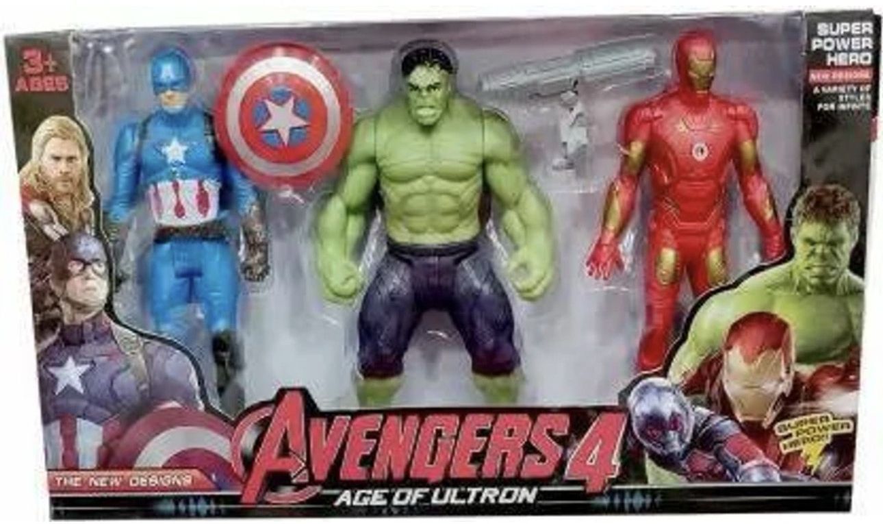 jayaansh traders Super Heros Action Figures Set For Kids…-picture-5