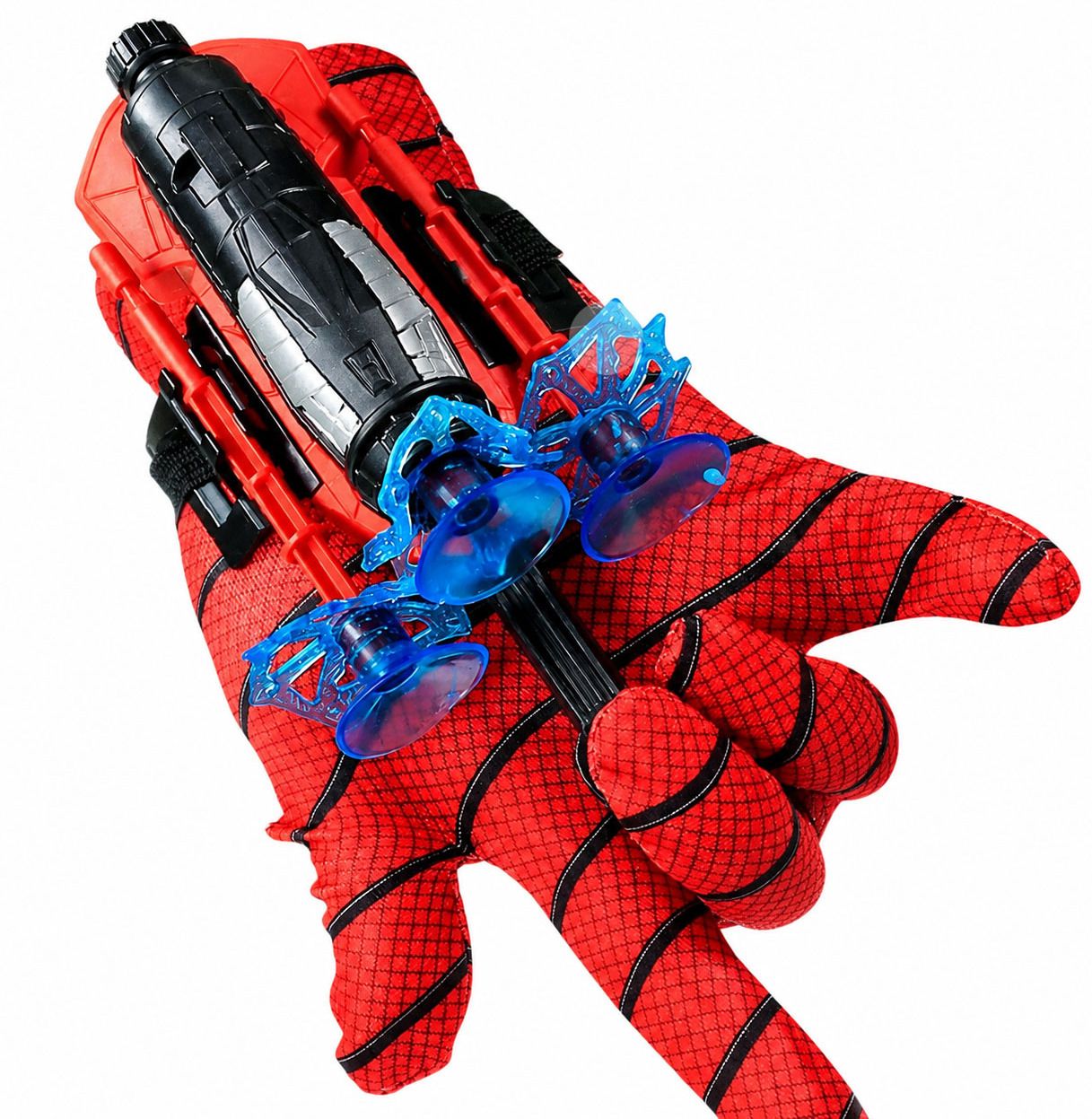velmi Hero Wrist Shooter Toy Gun with Web Style Action for Kids Red-picture-22