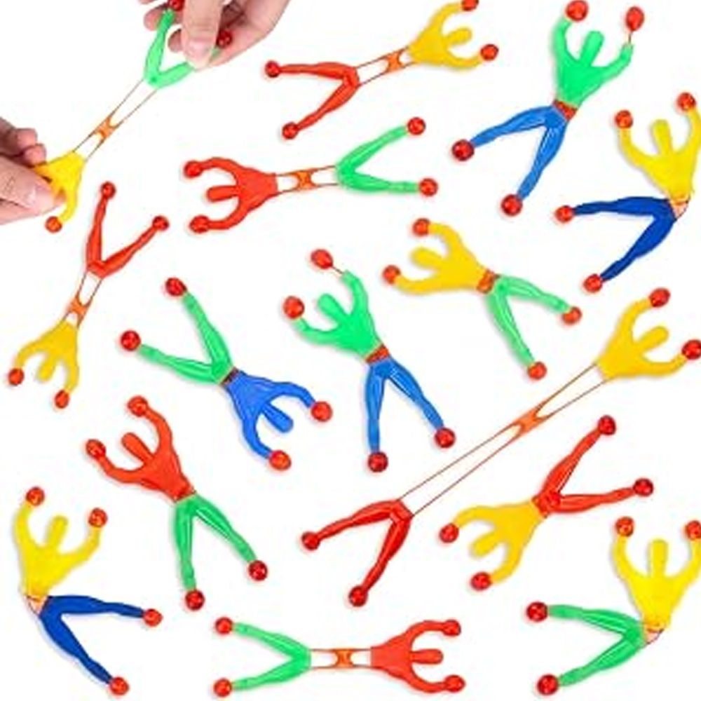 20 PCS Sticky Wall Climber Toys Colorful Stretchy Men Party Return Gifts Kids-image-10