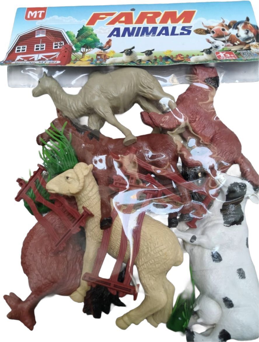 navrangi Farm Animal Toy Set for Kids – Educational Animal Figures for School Project-picture-23