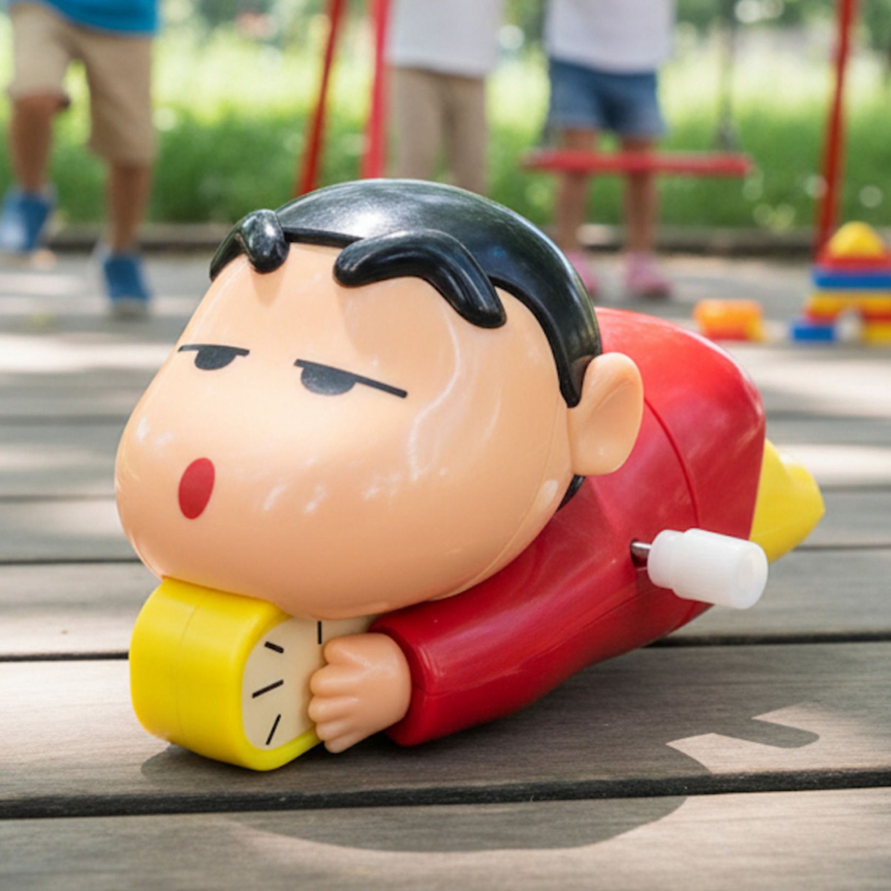 zivon toyes Cute Shinchan Crawling Toy Action Figure Moving Movable Toys for Kids Babies-picture-19