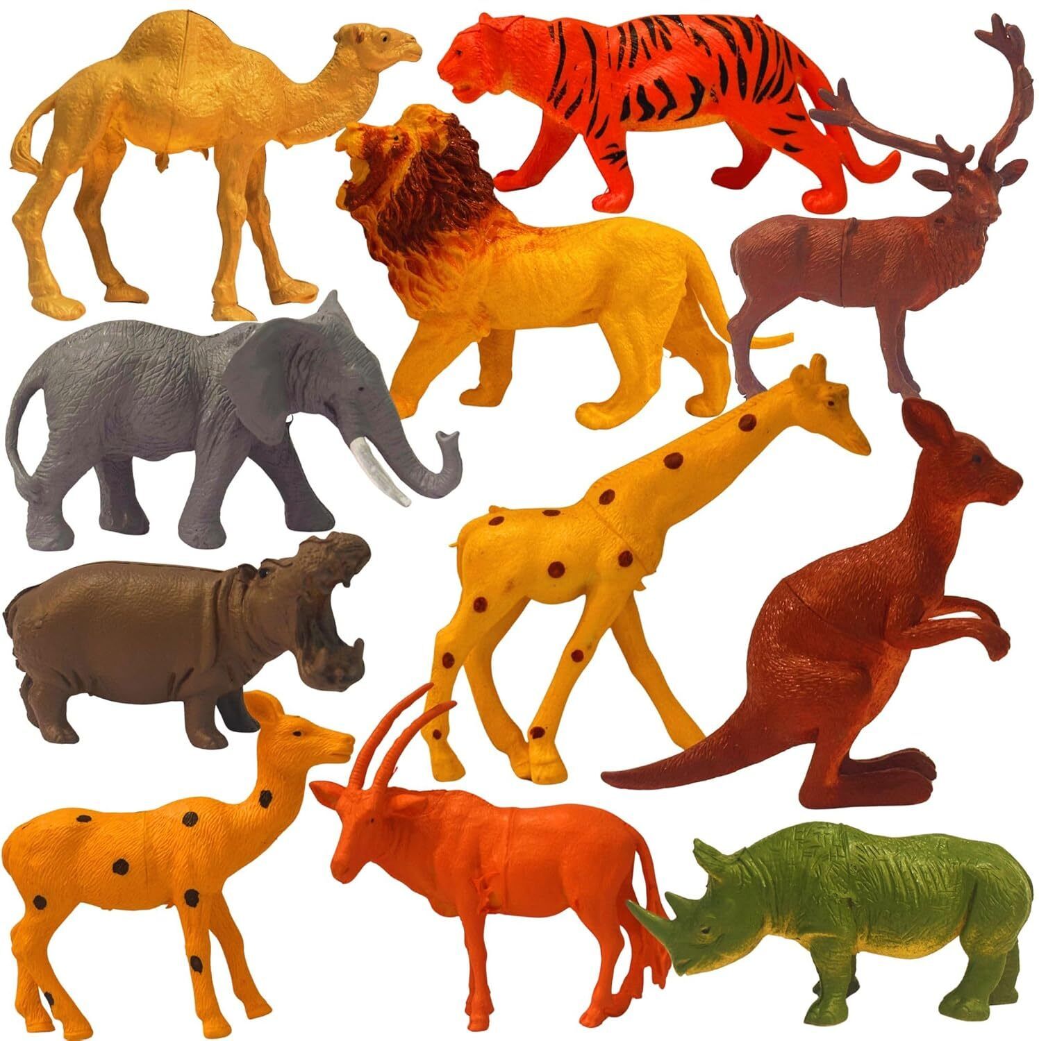 10 Piece Realistic Jungle Animal Action Figures for Kids, Boys & Girls-image-48