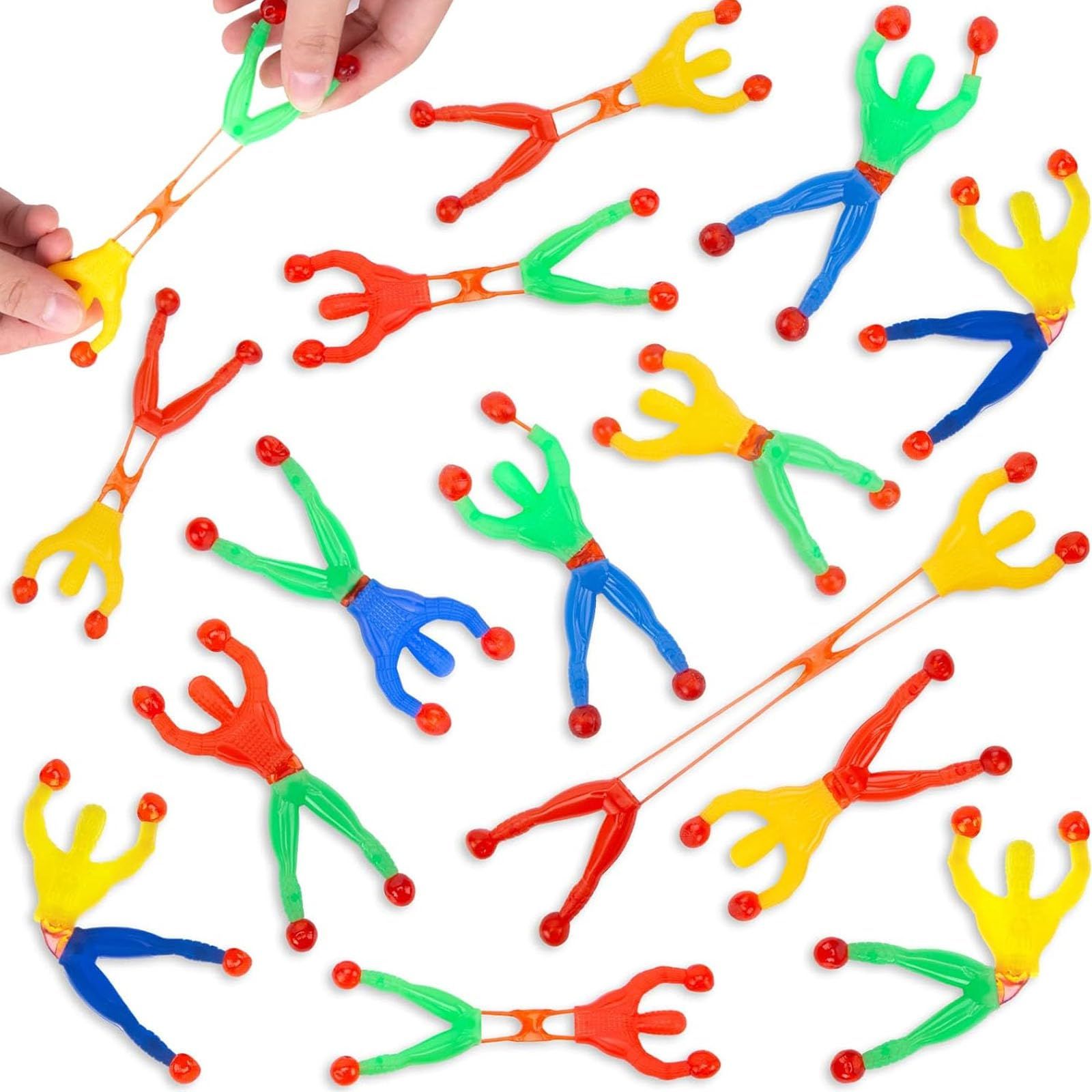 Sticky Wall Climber Men Toy Set of 15 Flexible Throwing Party Favors-image-9