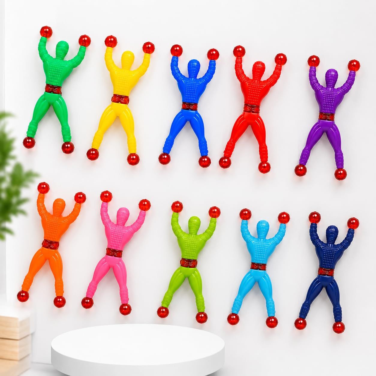 jaaro Wall Climbing Sticky Man Action Figures, Random Colour, 10 Pcs Pack-picture-28