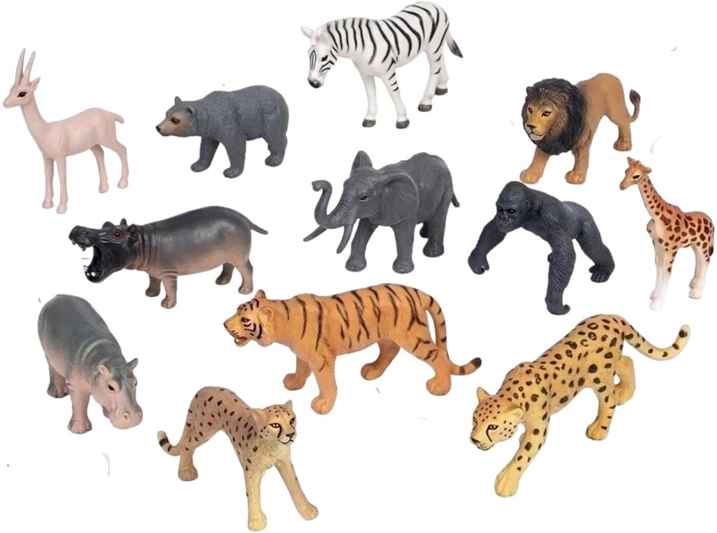 Forest Wild Animal Action Figure Set 12PCS for Kids-image-30
