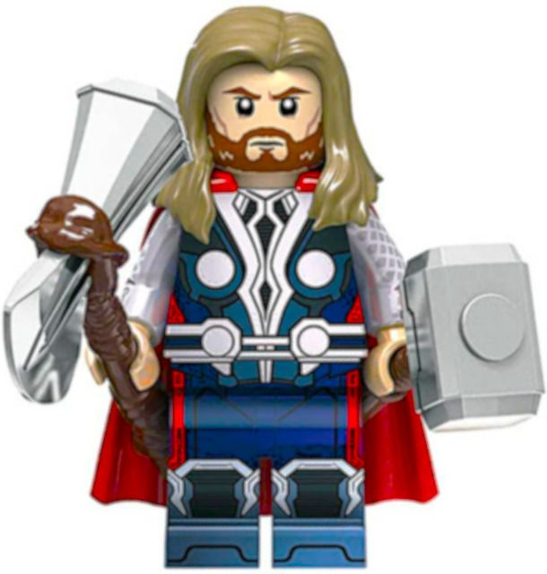 God Of Thunder axe Avengers Legoing Building Blocks Mini Toy Figure Puzzle-image-42