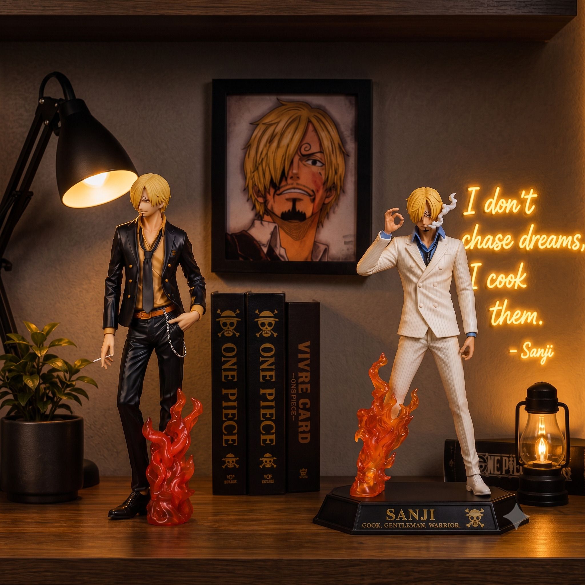 SANJI BLACK & White STANDING 29CM Anime ActionFIGURE-image-18
