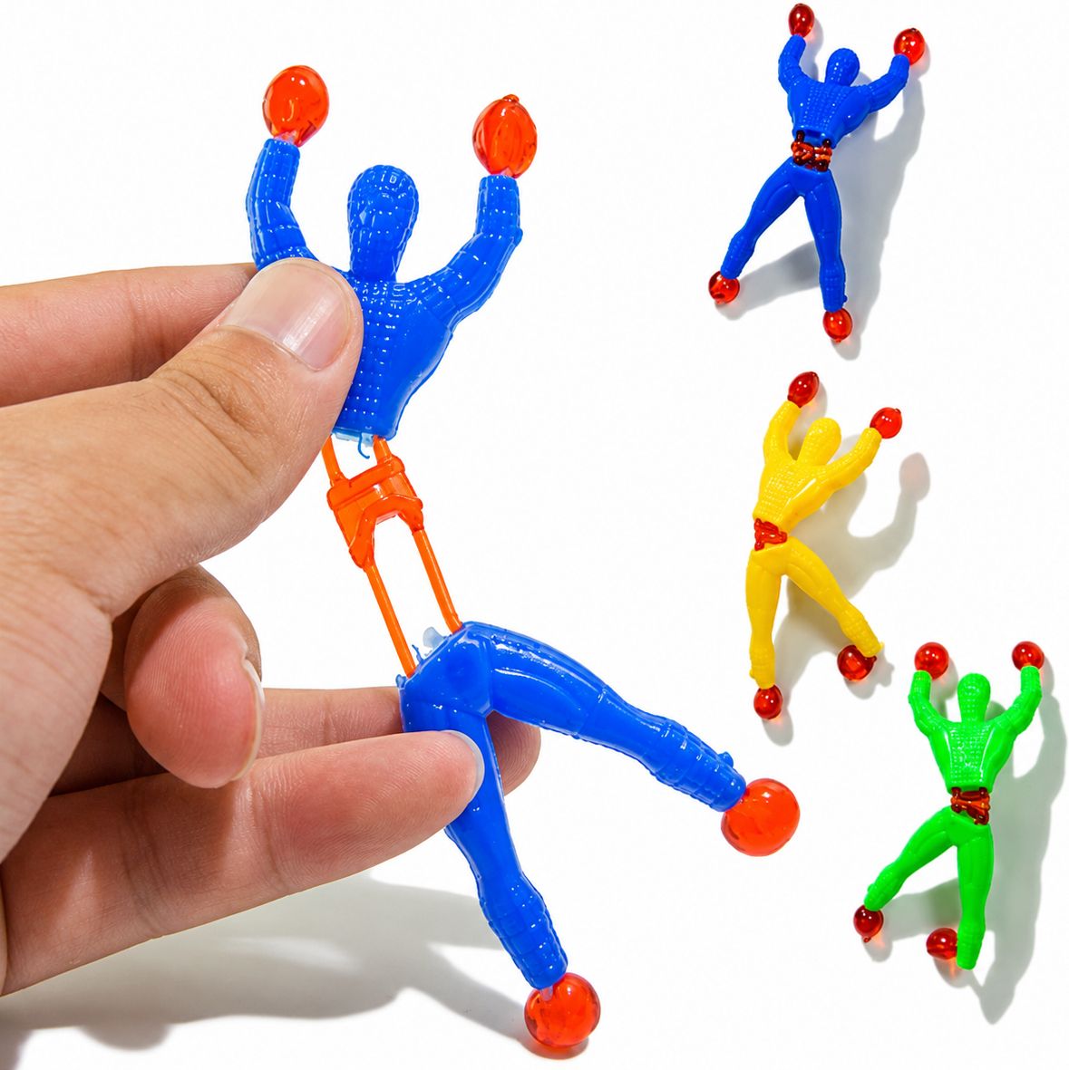 Wall Climbing Sticky Men Toy Pack of 5, Colorful Kids Party Favors-image-29