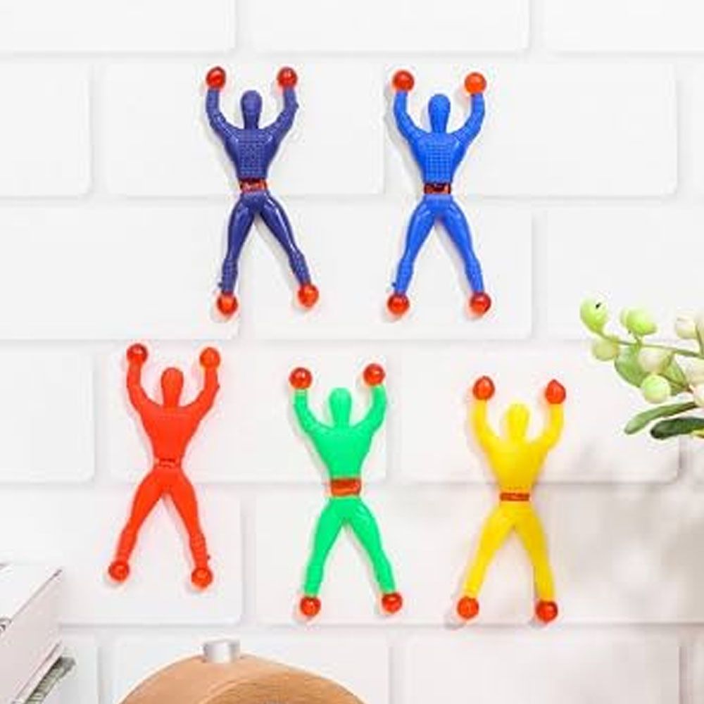 Wall Climbing Sticky Figure Toys with Grip Balls, Kids Return Gift Set-image-44