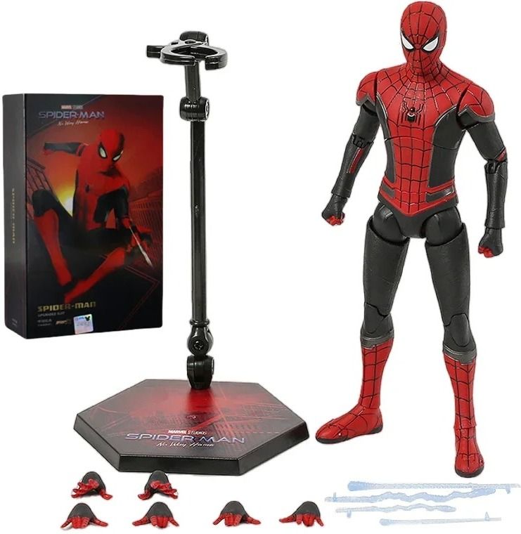 fozzo-sk ZD Toys Spider-Man No Way Home Action Figure w/ DisplayStand & Changeable Hands-picture-43
