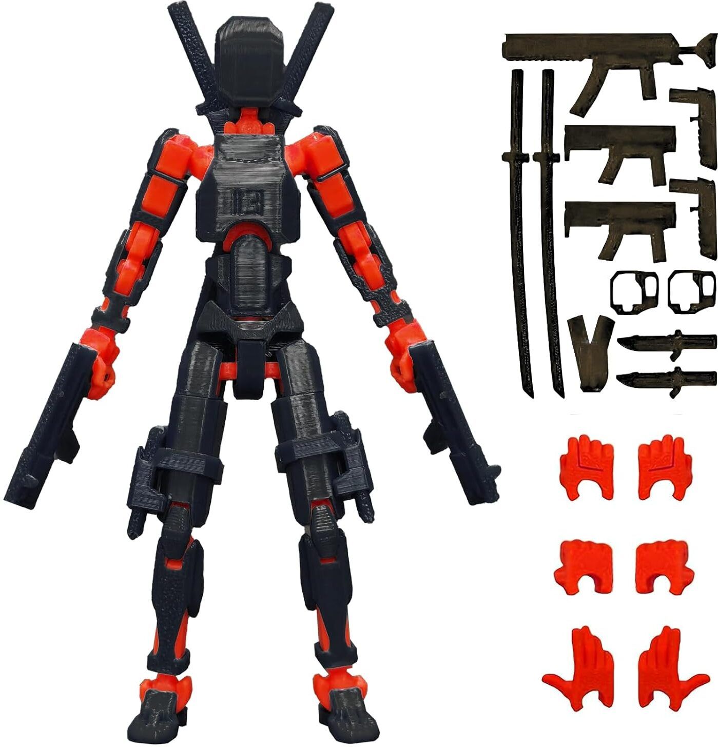 Dummy 13 Action Figure | Build Yourself | With Weapons (5.25inches)