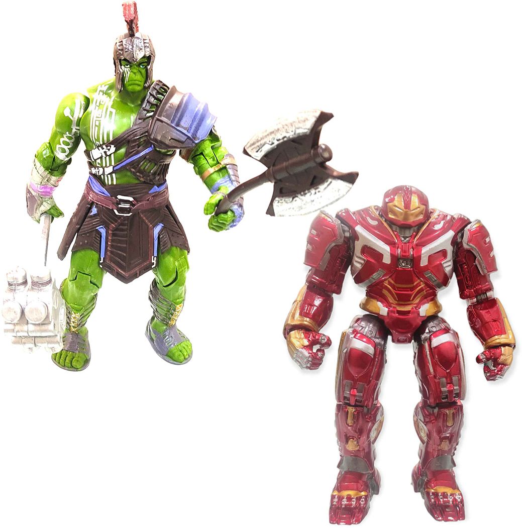 Hulkbuster Iron Man And Hulk Ragnarok Gladiator Action Figure 20 cm Collectible-image-13