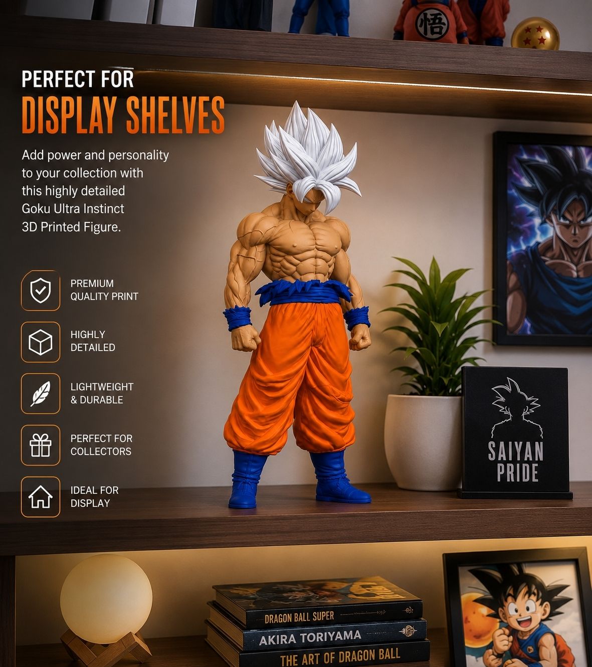 sawariya creations 3d hub Ultra Instinct Goku 3D Printed Figure-picture-40