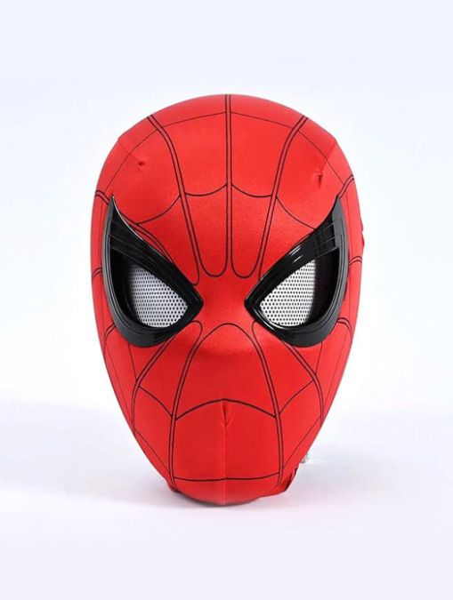 Spidy Mask for Hallowen, Superhero Masks with Moving Eyes Mask for Kids/Adult