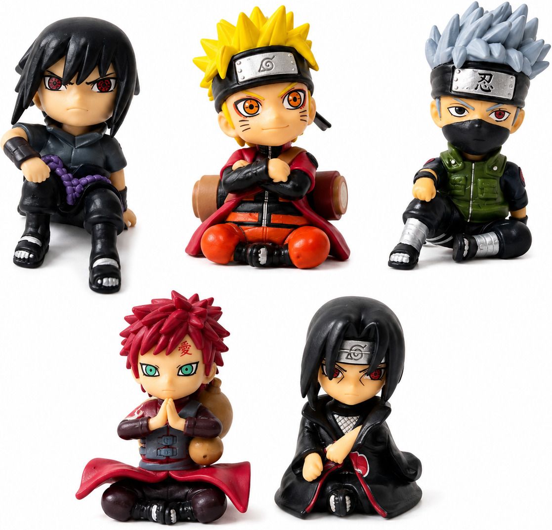 Naruto Shippuden Anime Action Figure Set of 5 Kids Toy Gift Home & Desk Decor-image-29