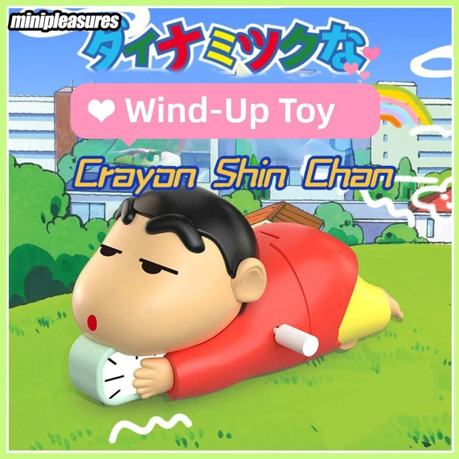 iris grape ® Shinchan Manual Clockwork Toy Moving Birthday Gift Action Figure-picture-31