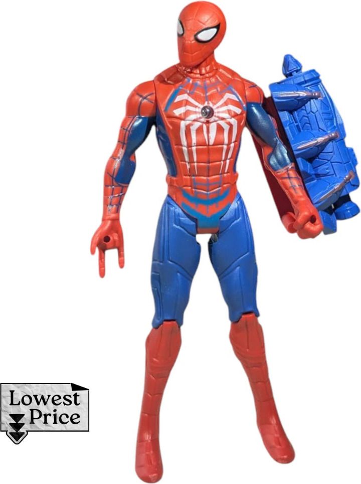 Marvel Spider-Man Action Figure with Wrist Launcher Battle Toy for Boys-image-41