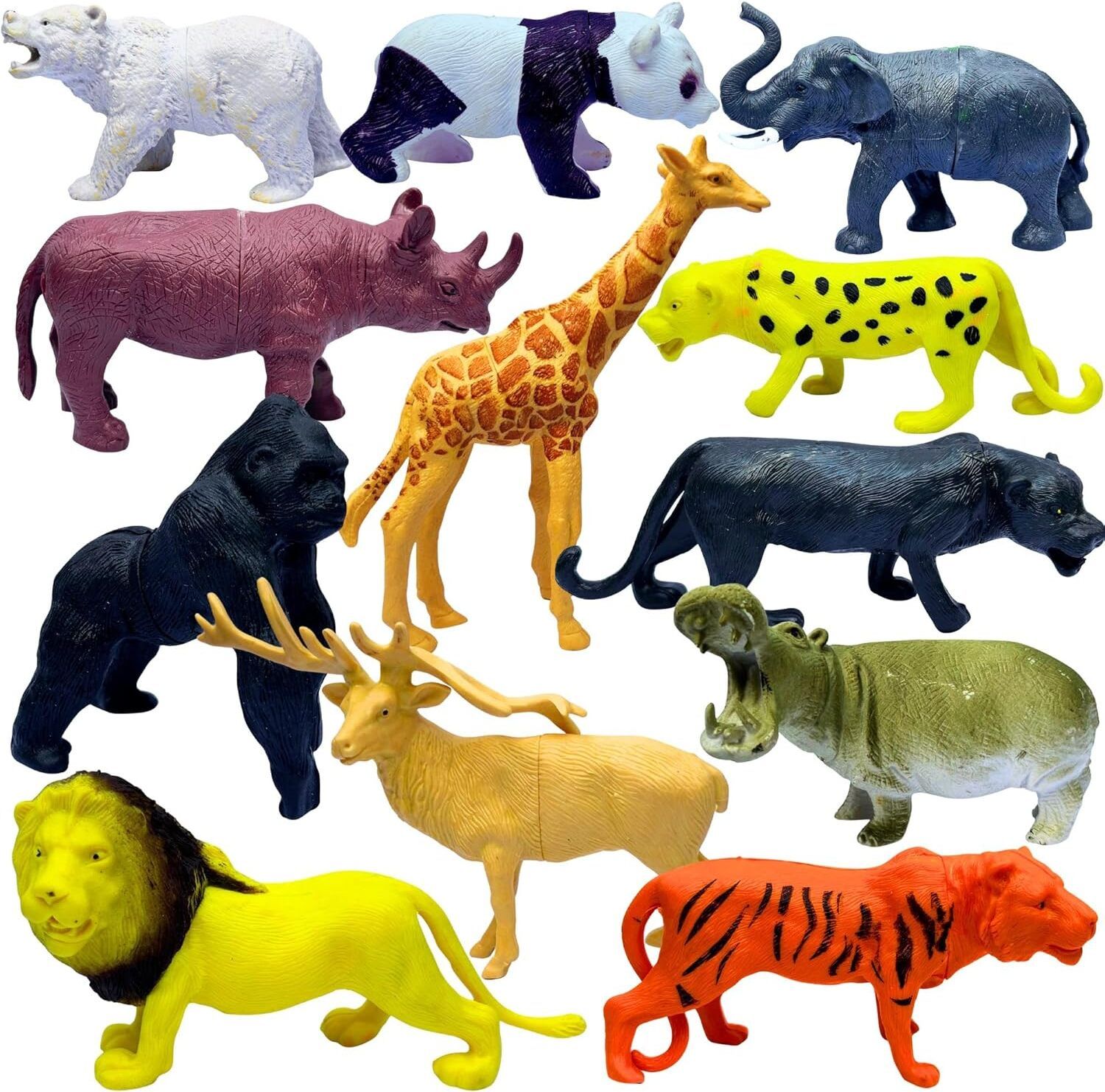 Forest Farm Animal Toys 12PCS for Boys & Girls Age 3+-image-8