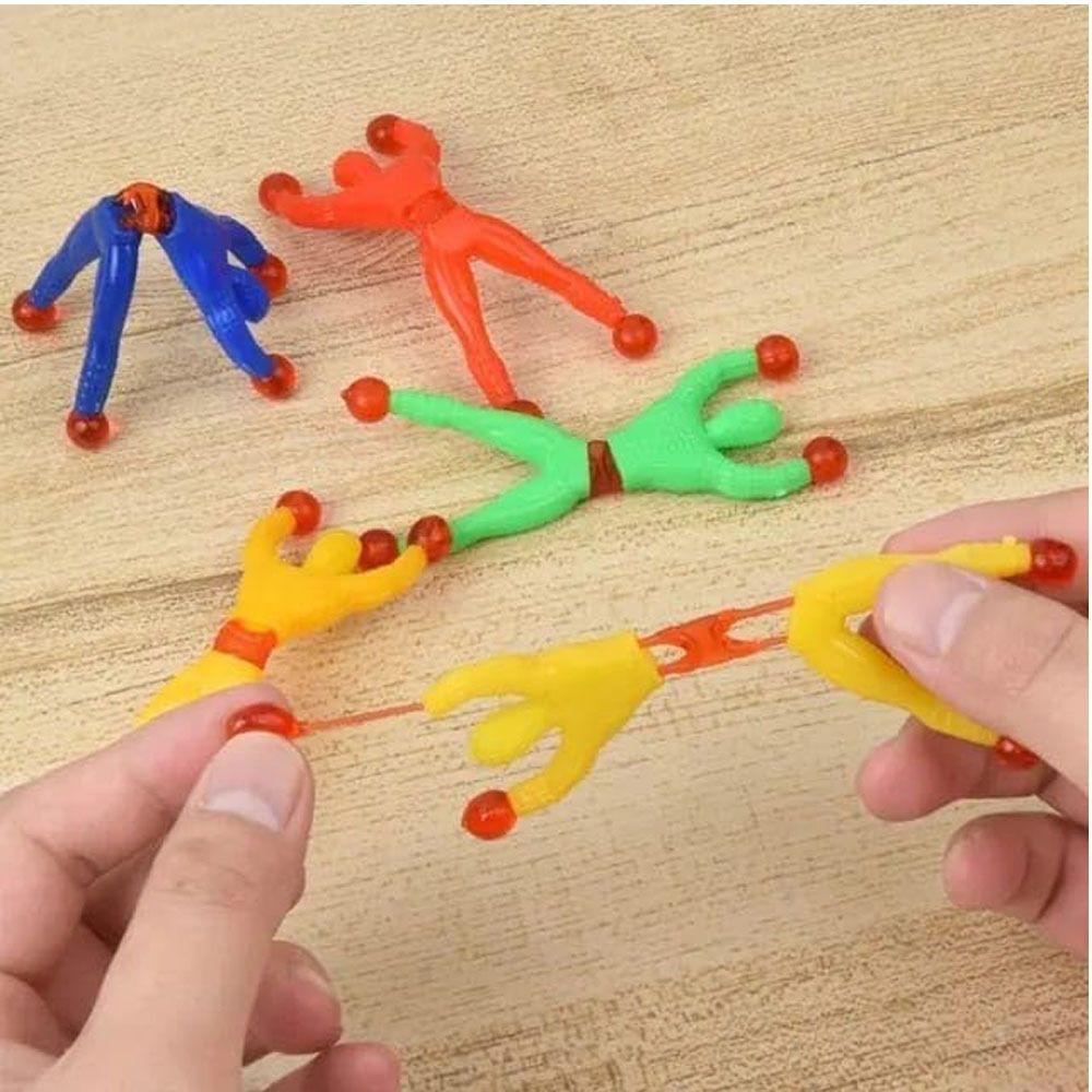 Wall Climber Sticky Action Figures, Flexible Throw Toys for Boys & Girls-image-8