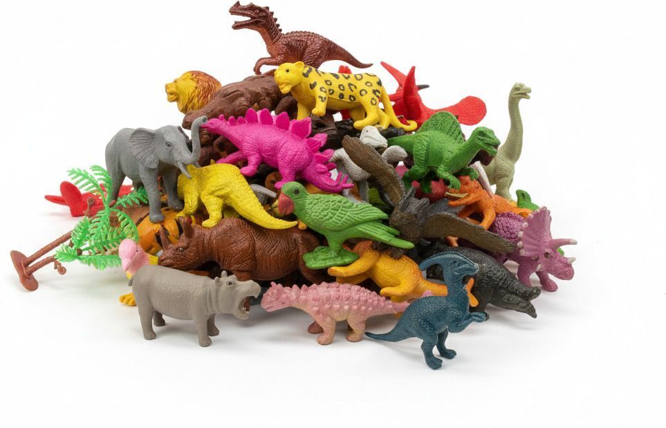 navrangi 27 Pcs Animals, Birds & Dinosaurs Toy Set for Kids – Mix animal set toys-picture-18